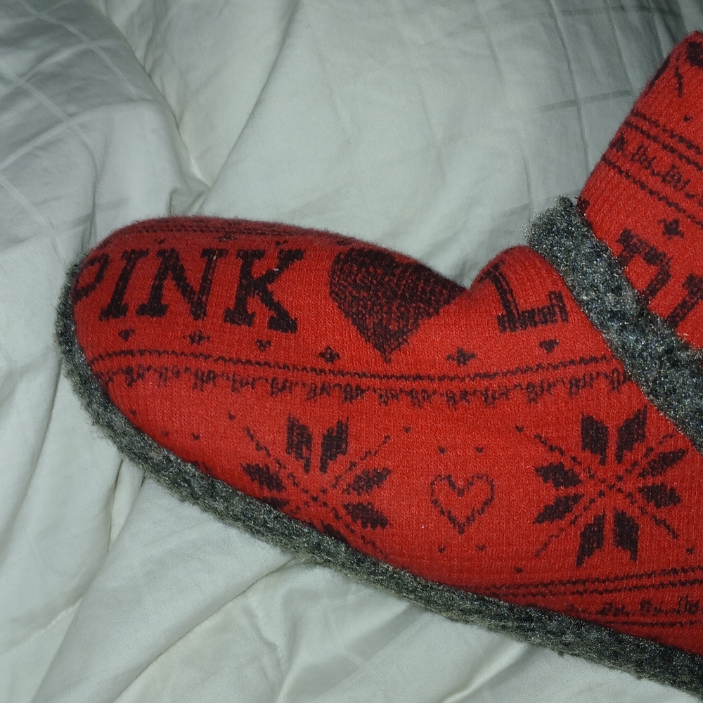 PINK brand slippers